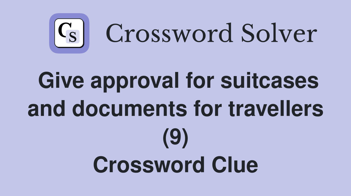 travellers joy crossword clue